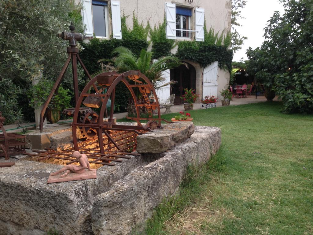 Les Jardins du Rebaut Bed & Breakfast Beziers Bagian luar foto