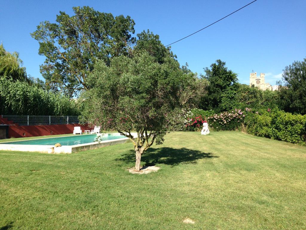 Les Jardins du Rebaut Bed & Breakfast Beziers Bagian luar foto